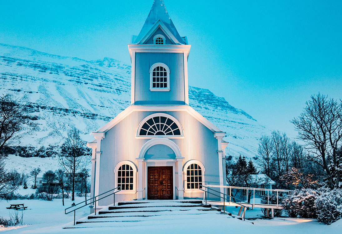 Church in Snow Church in Snow